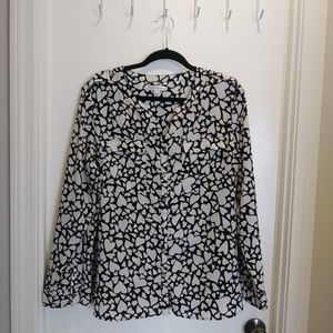Croft & Barrow Heart Blouse